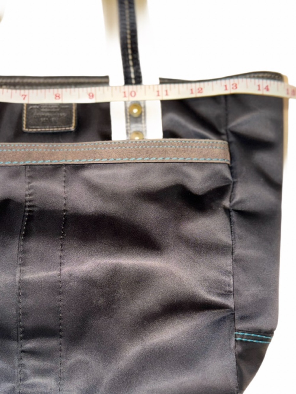 Coach Black Hampton Tote, good condition, lots of space❤️❤️ - Picture 11 of 14